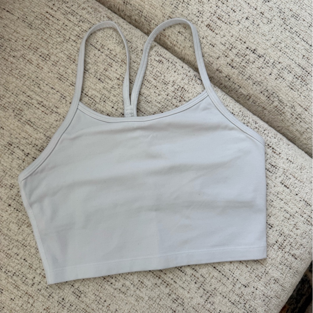 Aerie Light Gray Sports Bra
